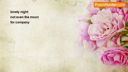 Richard Terrify - lonely night (haiku 2)