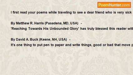 Joseph James Breunig 3rd - Reaching Towards His Unbounded Glory (FYI)