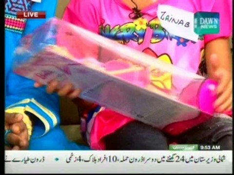 At a Live Morning Show about Make-A-Wish Foundation Pakistan at Dawn News TV (Part 2)