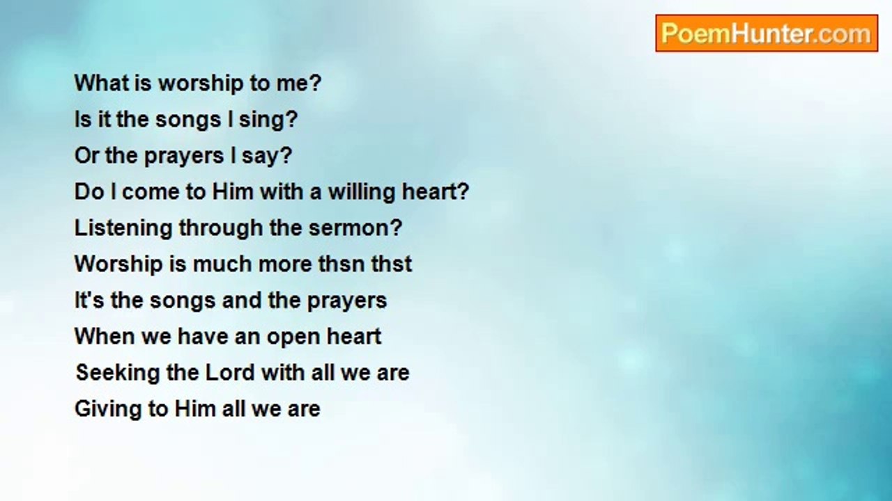 Mary Ryan - Worship #2