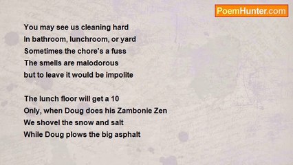 JoJo Bean - Ode to the Holy Cross Maintenance Crew