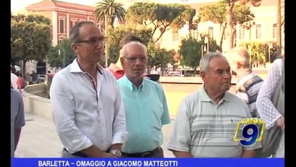 Barletta | Omaggio a Giacomo Matteotti
