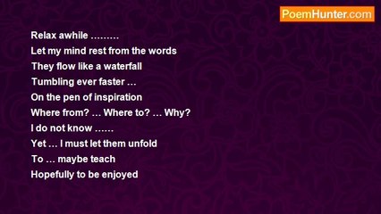 Philip Vincent Sanders - The Poet's Inspiration