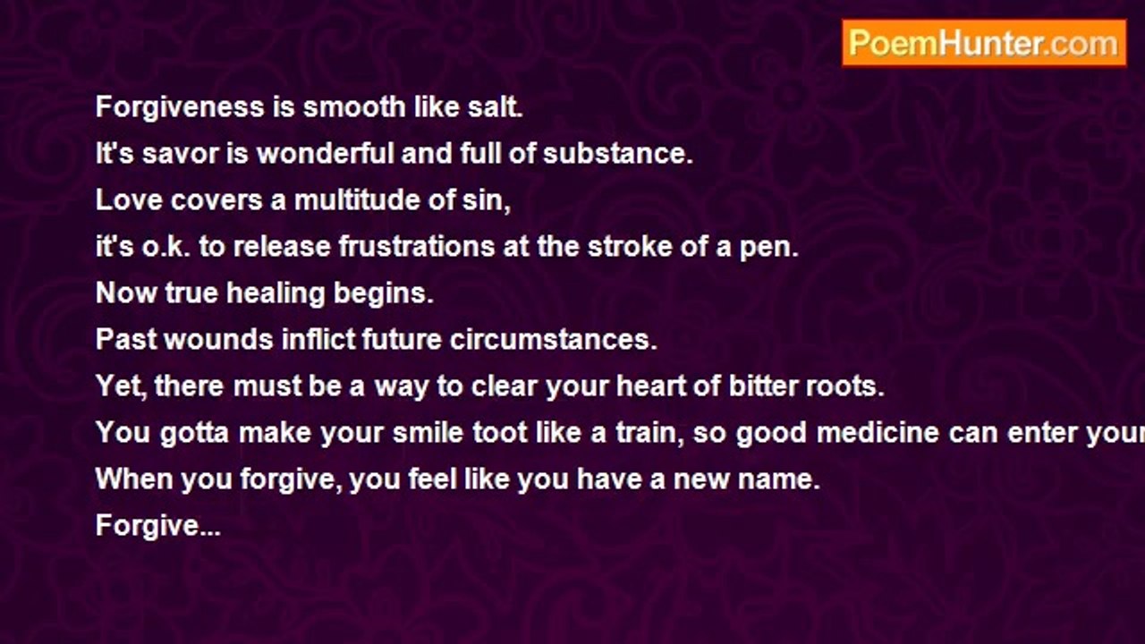 Sallie Marie Tompkins - Forgiveness