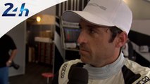 24 Heures du Mans 2014: interview de Patrick Dempsey pendant les essais qualificatifs