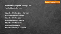 Paul the Lion - Where have you gone, Johnny Cash?