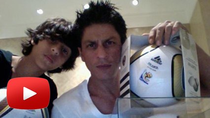 Shah Rukh Khan Glues to TV For FIFA 2014