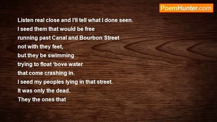 Barely There - Them That Would be Free: A Requiem for New Orleans