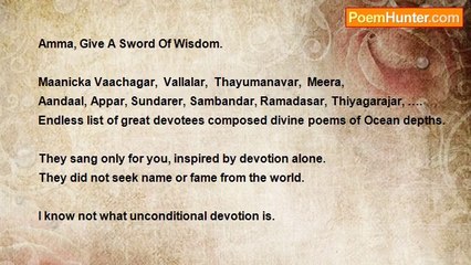 Raman Savithiri - 993. Give A Sword Of Wisdom