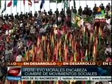 Evo Morales llamó a defender la soberanía de AL