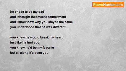 Desiree Whitamore - it should'nt of been him first.