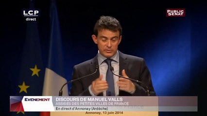 Discours de Manuel Valls en clôture des Assises des Petites Villes de France - Evénements