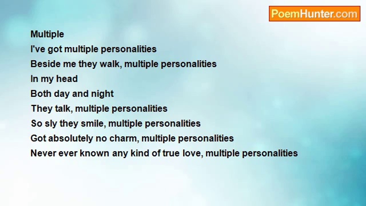 Ramona Thompson - Multiple Personalities
