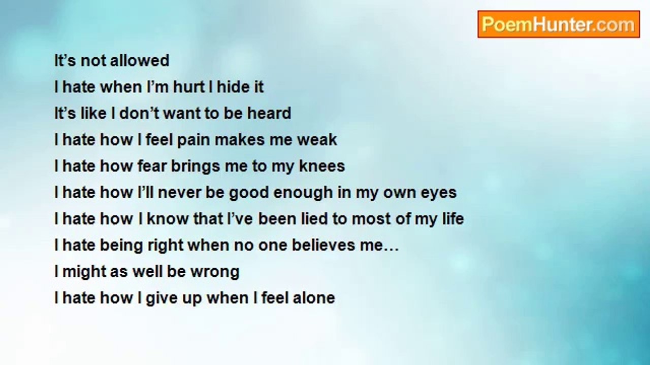 victoria martinez - What I Hate