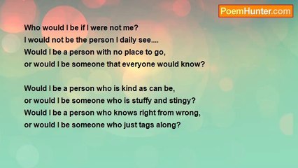 Denise Girod - Who would I be