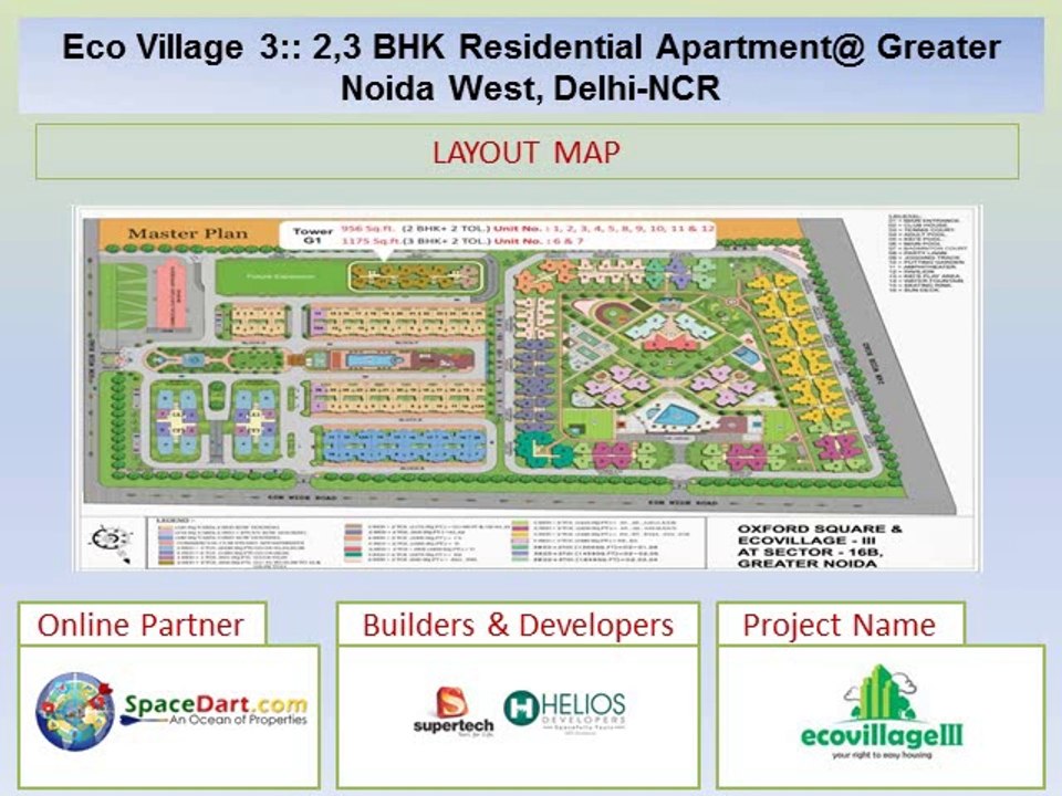 Eco Village 3 by Supertech Limited at Greater Noida West, Delhi-NCR.