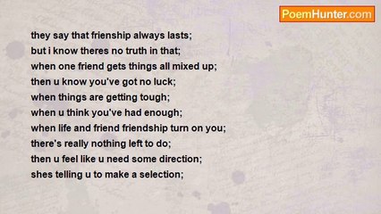 Melissa Broomhead - The Truth To Friendship