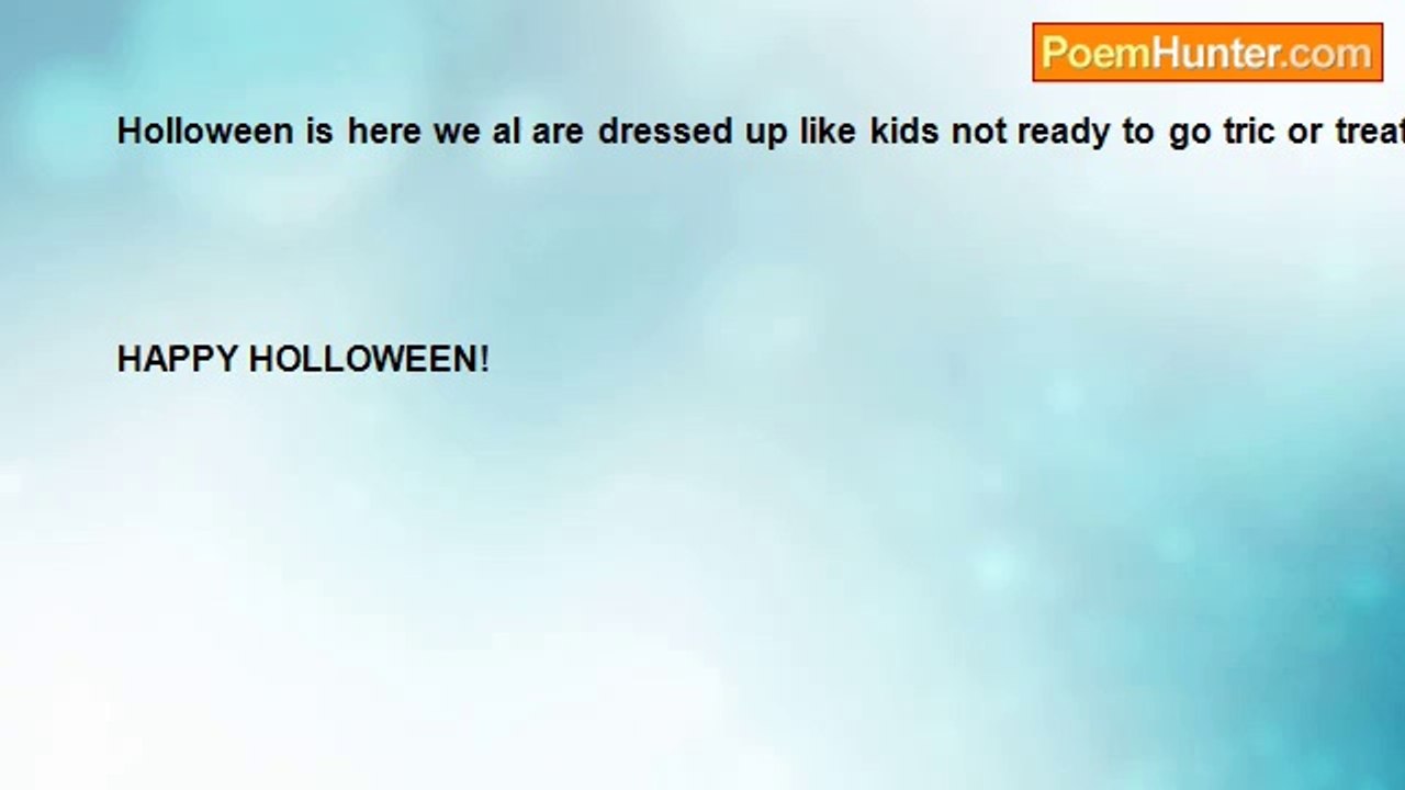 lulu bailey - Holloween Is here