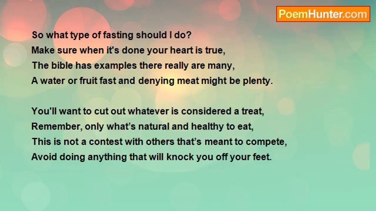 Luke Easter - Prayer & Fasting
