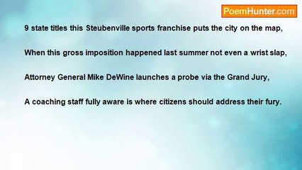 Luke Easter - Steubenville, "Innocence Lost or Par for the Course? "