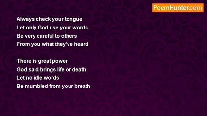 Lagaya Evans - Power In The Tongue
