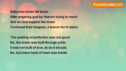 Tomás Ó Cárthaigh - Babylons Tower Fell Down