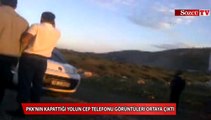 PKK'nın kapattığı yolun cep telefonu görüntüleri ortaya çıktı
