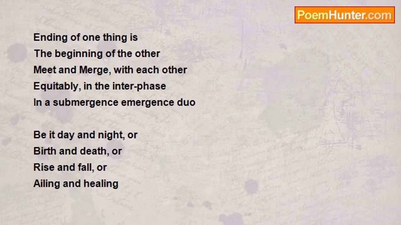 Jayatissa Liyanage - All by Itself, Nothing Begins; Nothing Ends