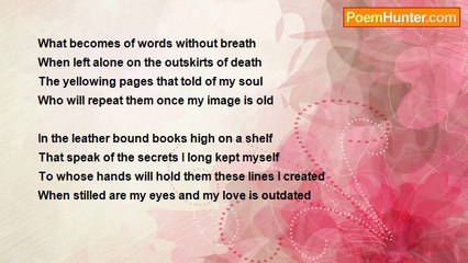 Susan Lacovara - What Becomes Of Words Without Breath