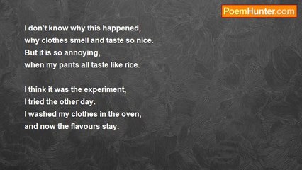 Jojoba Mansell - My Shoes Taste Like Fish And Chips (a poem for children)