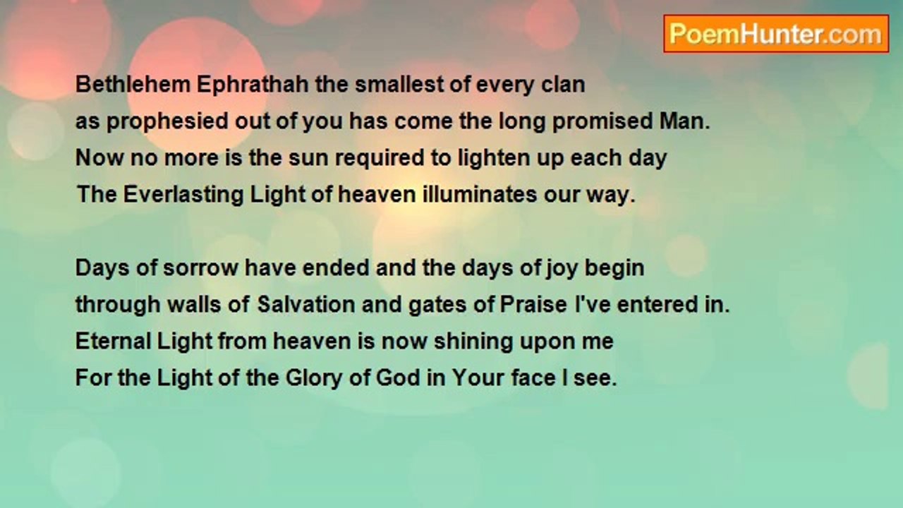 Roy Allen - Today... 'The Everlasting Light'