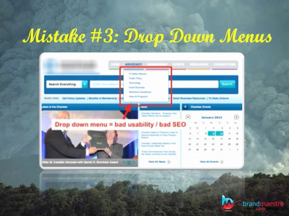 5 Mistakes Of Website Navigation Design
