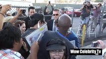 Robert Pattinson Greets fans at Jimmy Kimmel Live