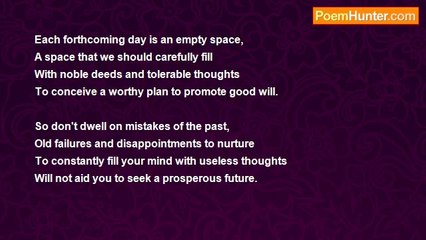 Joseph T. Renaldi - Don't Dwell On the Past