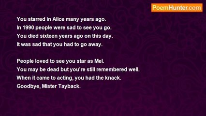 Randy Johnson - Tayback