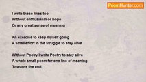 Shalom Freedman - Without Poetry I Write Poetry To Stay Alive