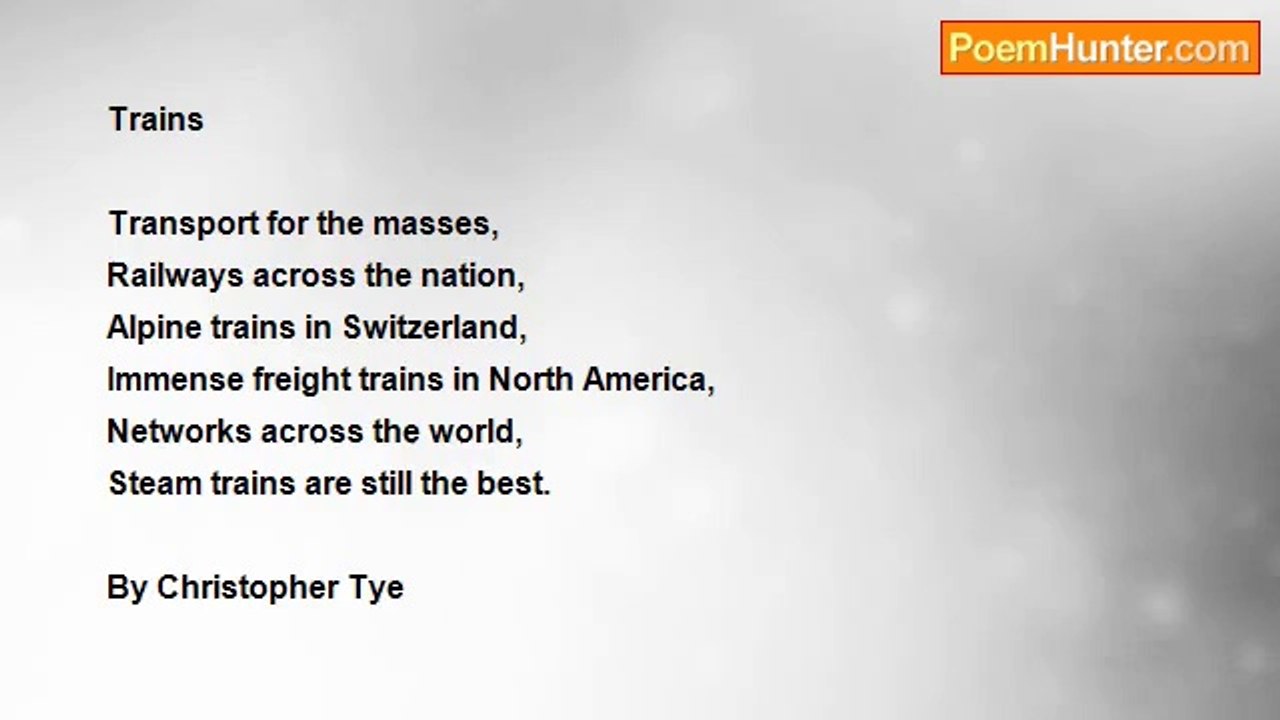 Christopher Tye - Trains