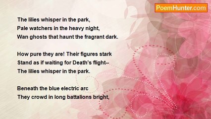 Charles Hanson Towne - Villanelle