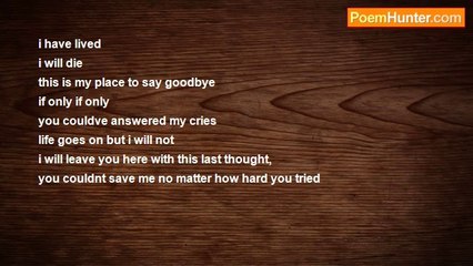 alisha gonzales - last thought