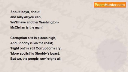 William Shakespeare Hays - McClellan Is The Man