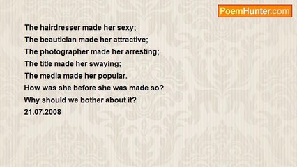 Rm.Shanmugam Chettiar. - How was she before?