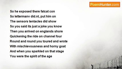 will munter - Its Just A Ride- rip Bill Hicks died 28th feb 1994-shine on