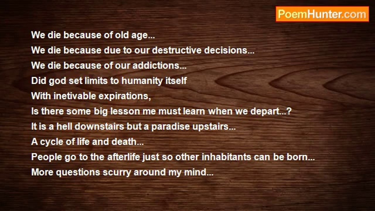 Patrick Derilus - Why must we die..?
