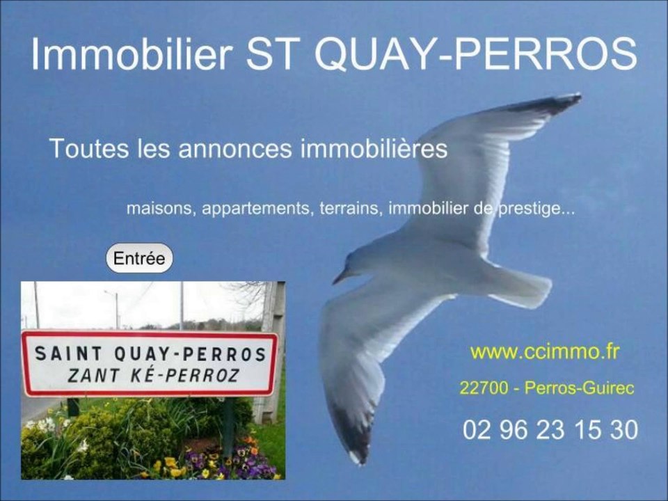 Immobilier à ST QUAY-PERROS (22700) |Annonces immobilières à St QUAY-PERROS, 22700