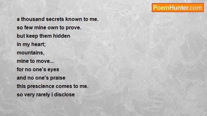 moon batchelder - A Thousand Secrets Known