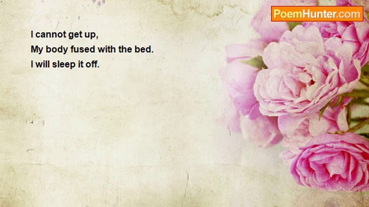 K. Jared Hosein - (Haiku)   Seven Sins - Sloth
