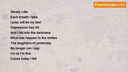 Sunitria Couser - Slowly I Die