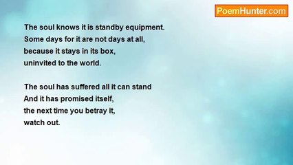 Mike Finley - The soul stands watch