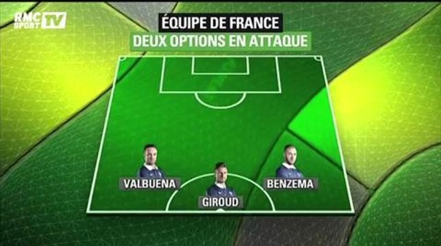 Football / Deschamps hésite entre deux options tactiques - 13/06
