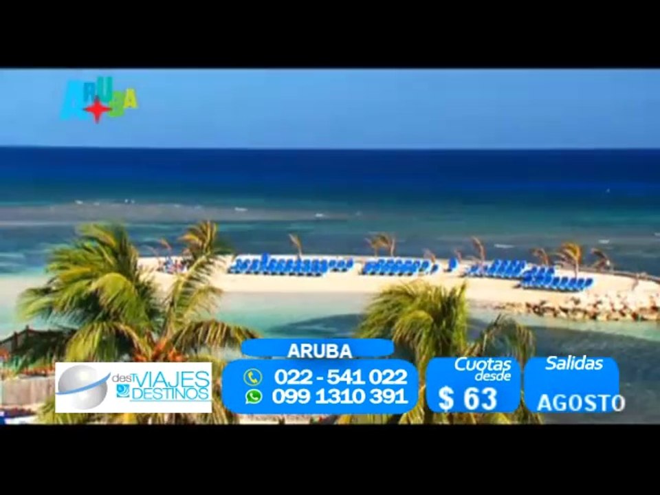 PROGRAMA VIAJES Y DESTINOS SABADO 31 DE MAYO (ARUBA Y CURACAO )